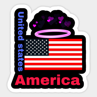 United states Style Sticker